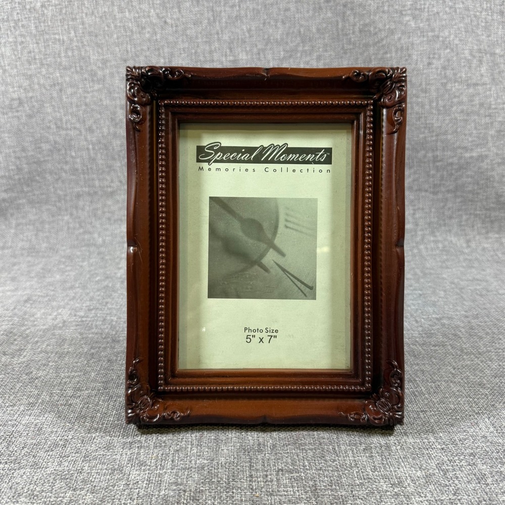 Special Moments Ornate Scroll Photo Frame 5x7 Brown Dark Academia Victorian